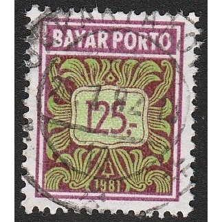 

A 11554 SATU BUAH PRANGKO BAJAR PORTO TAHUN 1981 NOMINAL 125 RUPIAH DENGAN KONDISI SUDAH ADA CAP