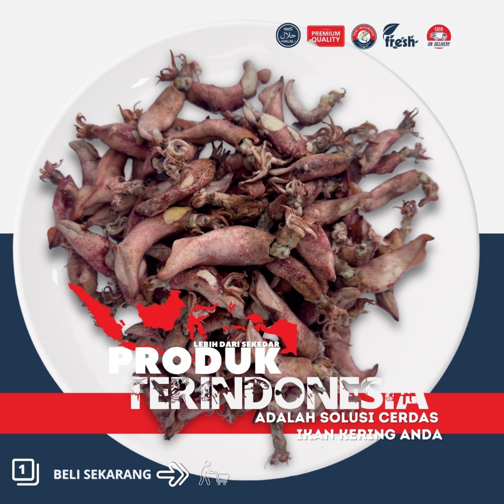 

Cumi Jarum Pulau Mandeh Premium Terindonesia | 250gr - 1000gr | Ikan Asin