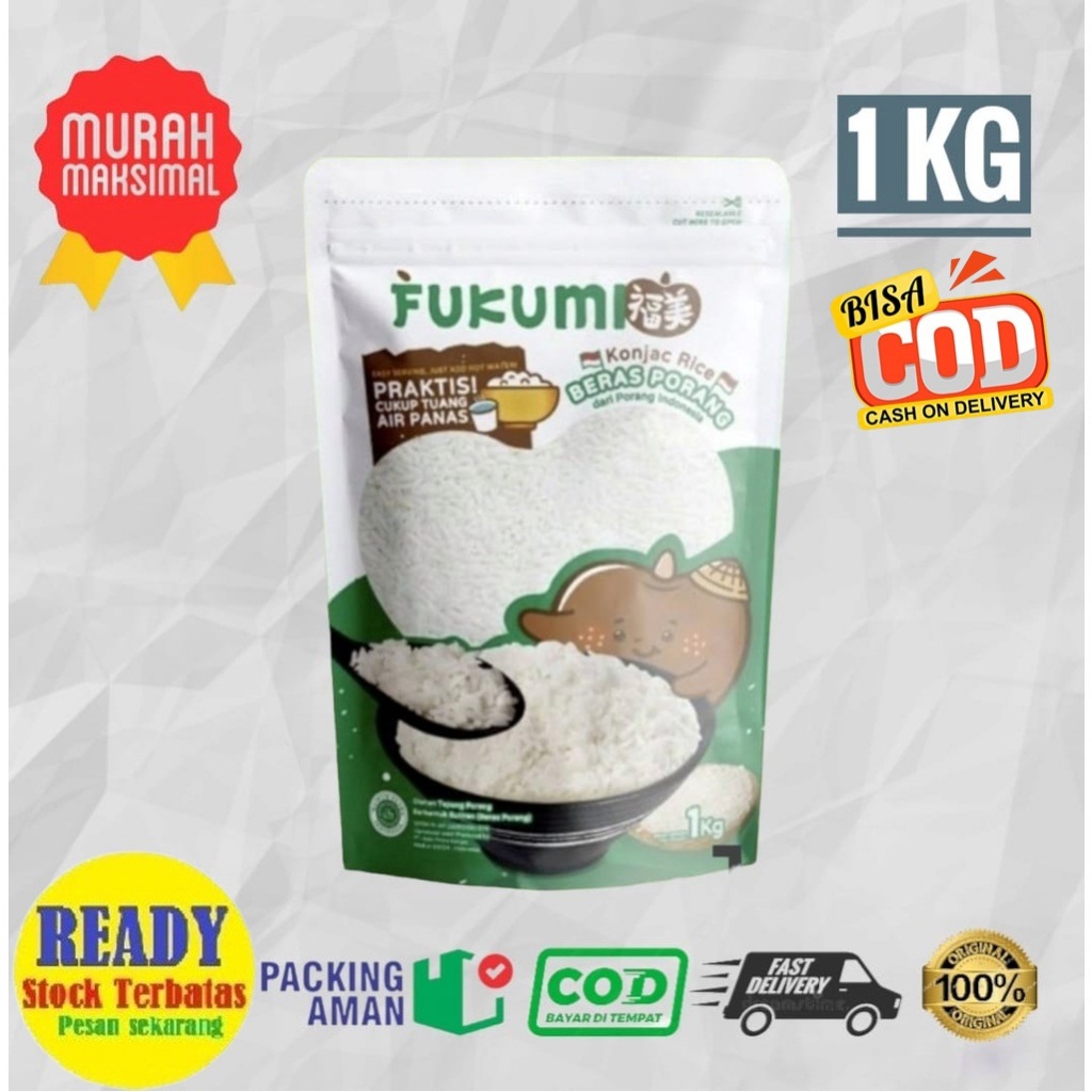 

FUKUMI | Beras Porang - 1KG | Shirataki Rice