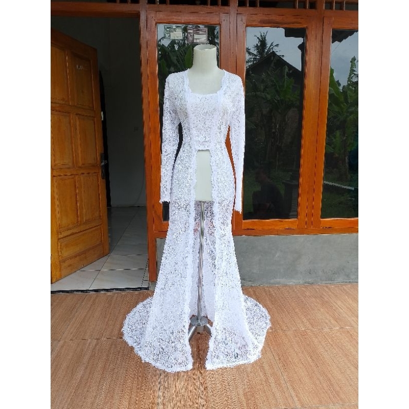 kebaya akad kutu baru ekor