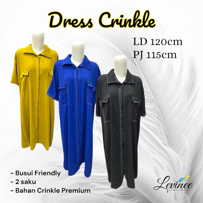 DRESS CRINKLE | DRESS CRINKLE BUSUI | DRESS CRINKLE JUMBO