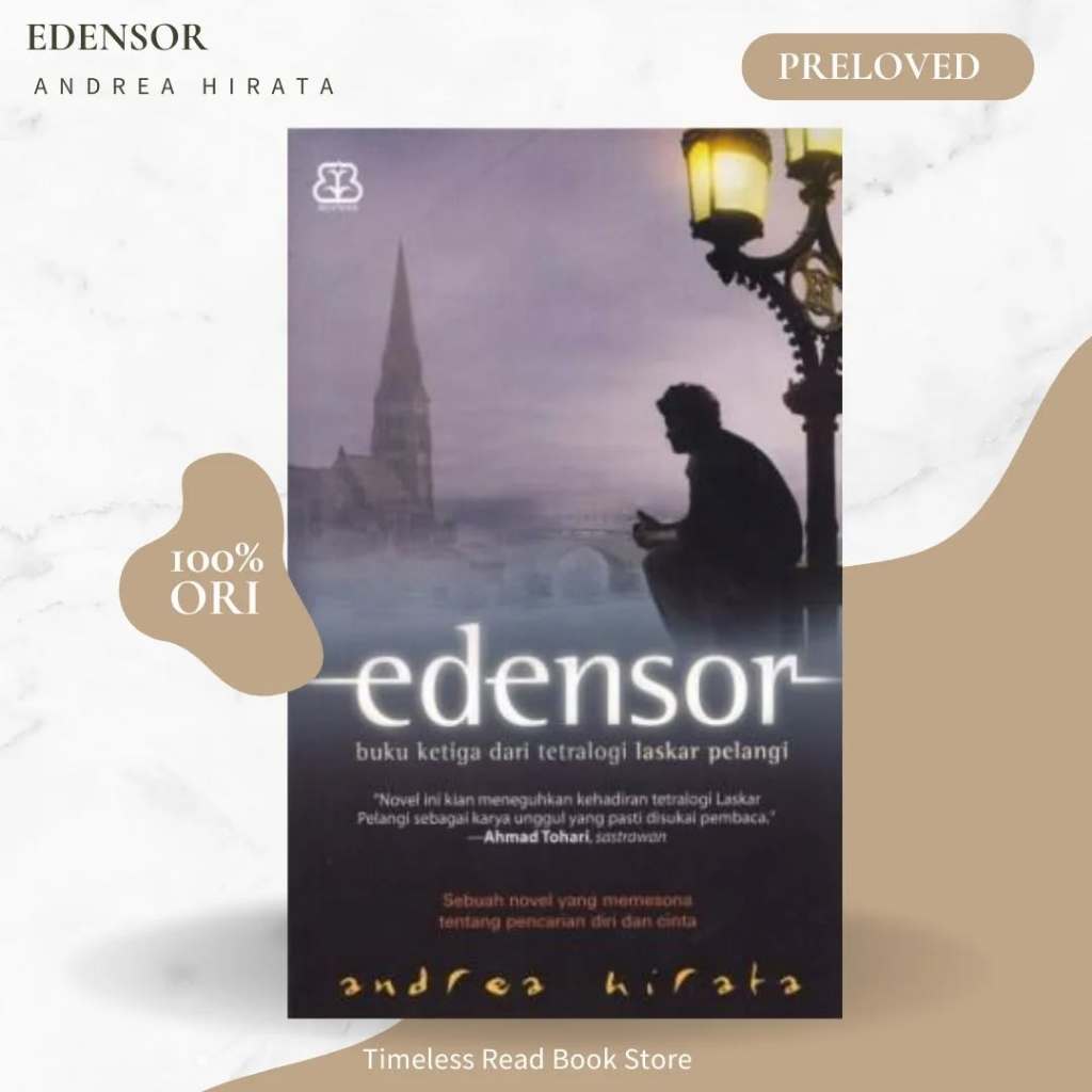 Jual Buku Edensor Andrea Hirata Preloved Original