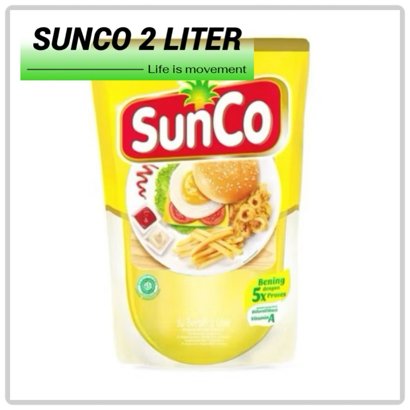 

MINYAK GORENG SUNCO 2 LITER JERNIH