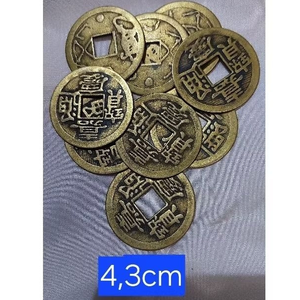 uang kepeng fengsui pis bolong cina diameter 4,3 cm