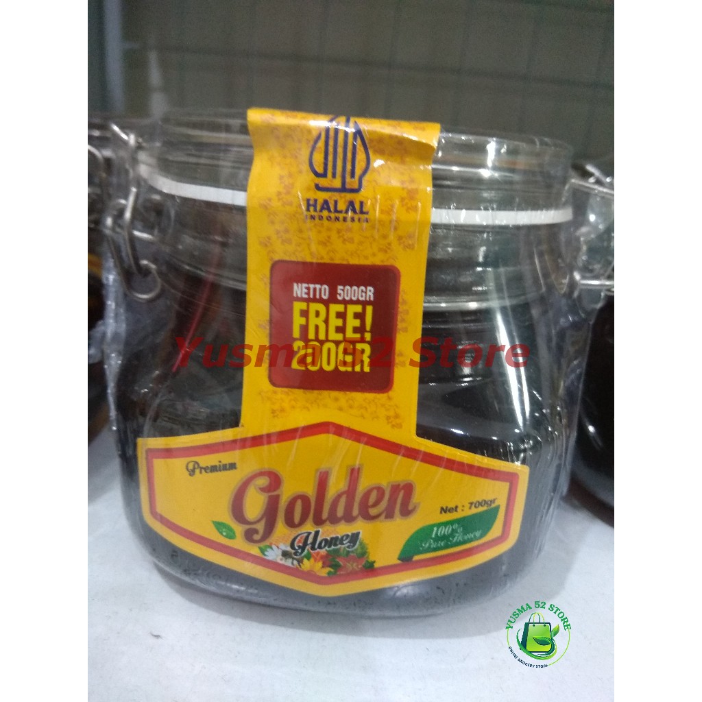 

GOLDEN HONEY - Madu Golden Shifa Syifa Honey 500gr (Free 200gr) Natural Honey