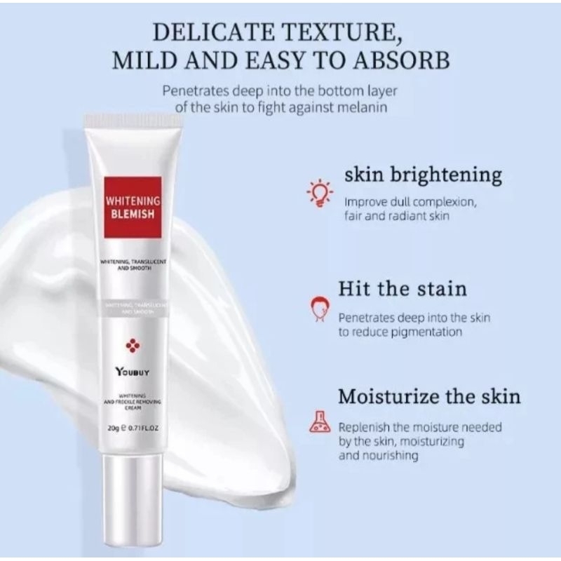 Whitening And Freckle Removing Cream 20gr