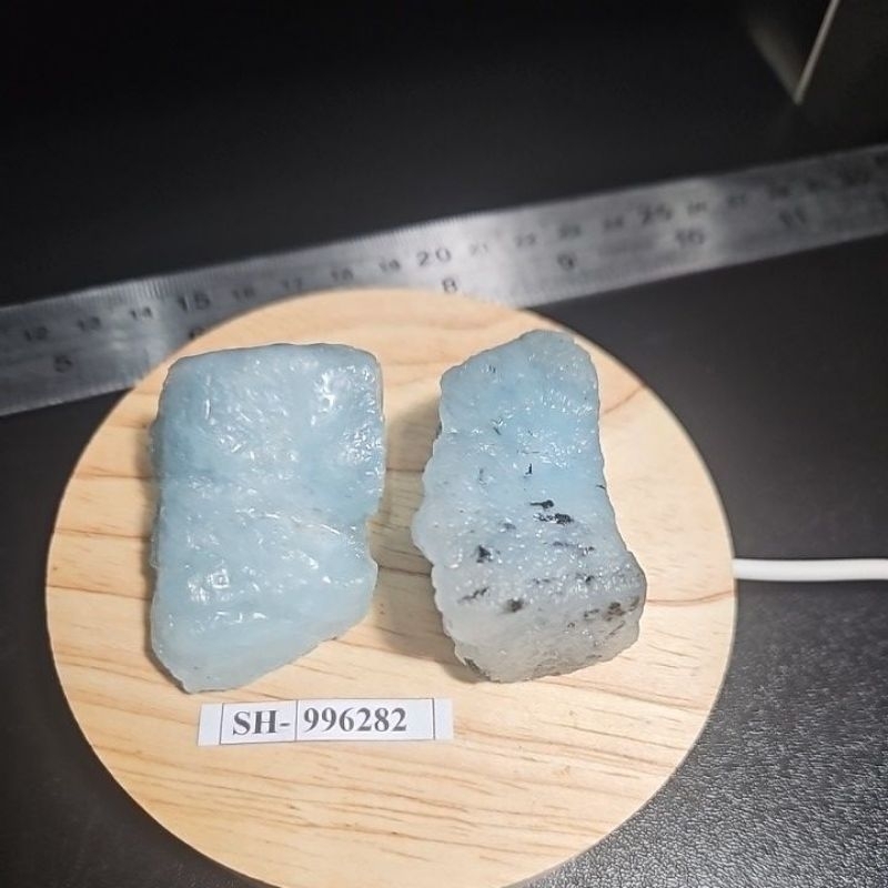 BATU AQUAMARINE ROUGH PAKET BATU ALAM ASLI