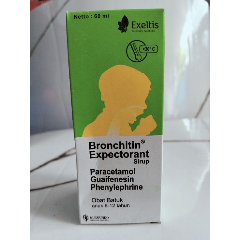 

EXELTIS BRONCHITIN expectoran sirup obat batuk 60 ml