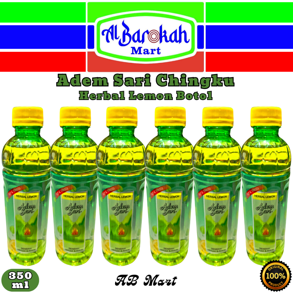 

Adem Sari Chingku Herbal Lemon Botol 350ml