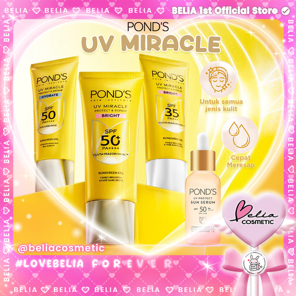 ❤ BELIA ❤ POND'S Sun Serum UV Protection Series | SPF 50+ SPF 35 | Sunscreen | Serum Wajah PONDS