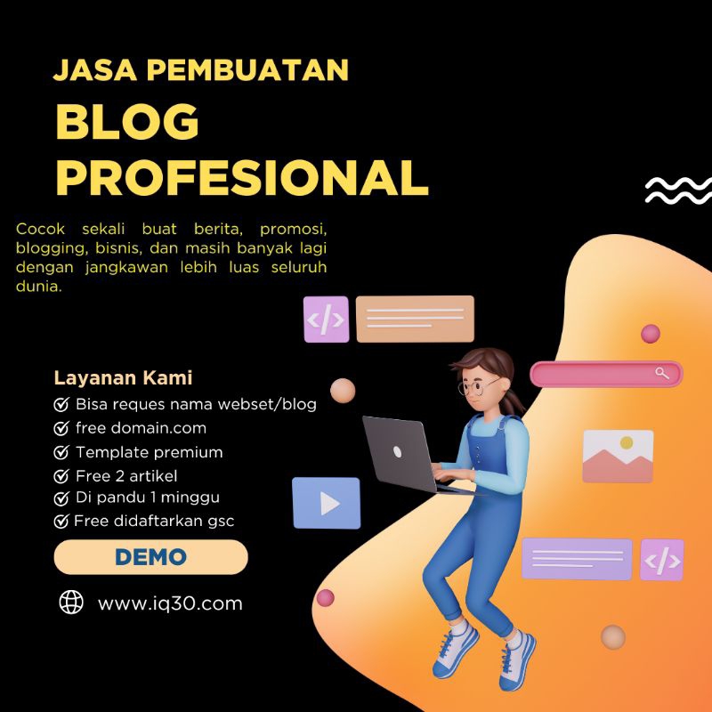 Jasa Pembuatan Blog Profesional