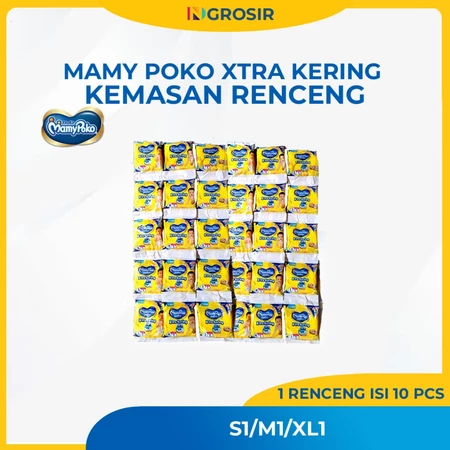 Mamypoko Pants  M1/L1 Popok Celana Renceng Xtra Kering Ukuran M1/L1 Pampers Mamypoko Kemasan Renteng