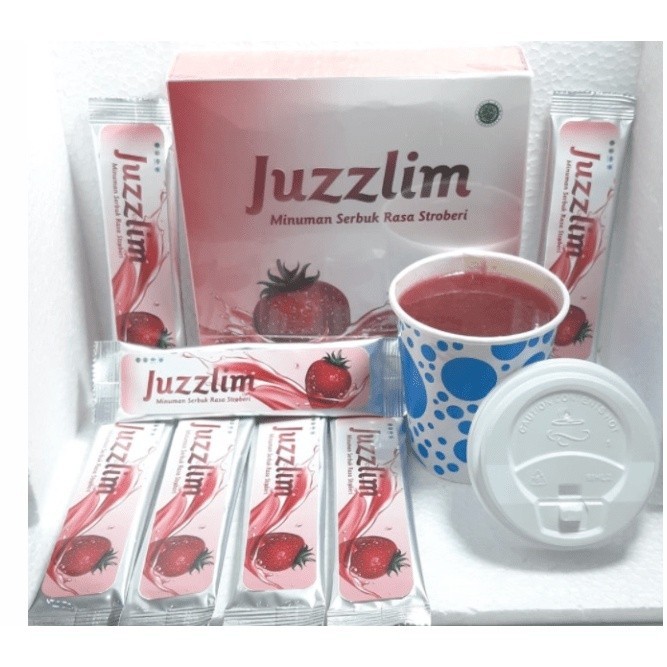 

BEST SELLER !! Juzzlim Minuman Serbuk Rasa Stroberi (diet, detox, fiber)