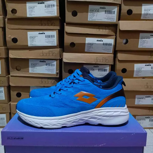 Sepatu Lotto Curtis Men's Running Shoes Royal Original 100%
