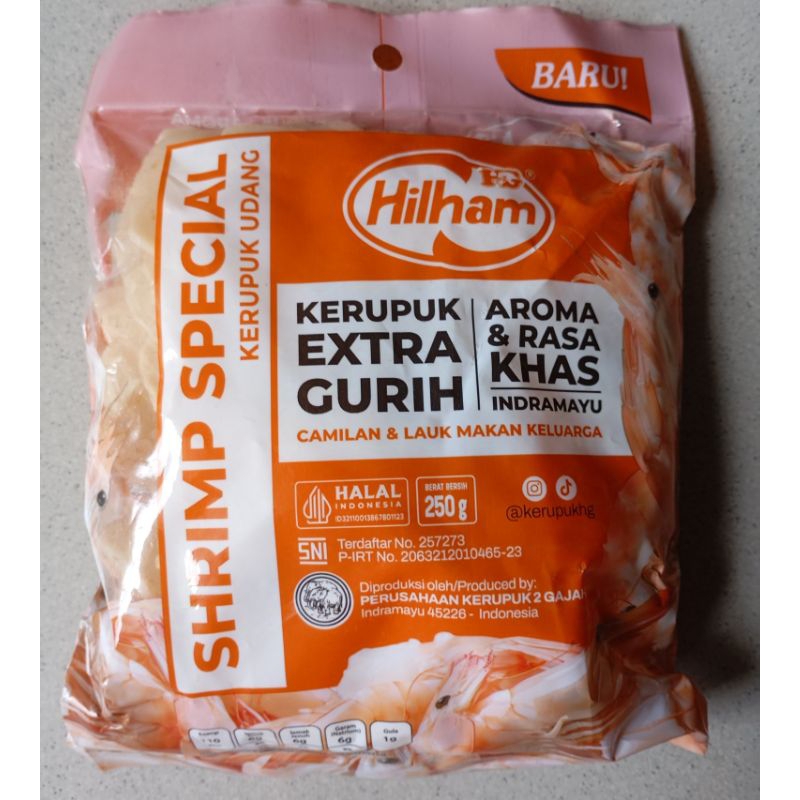 

HILHAM Kerupuk Udang Krimi Special 250gram.