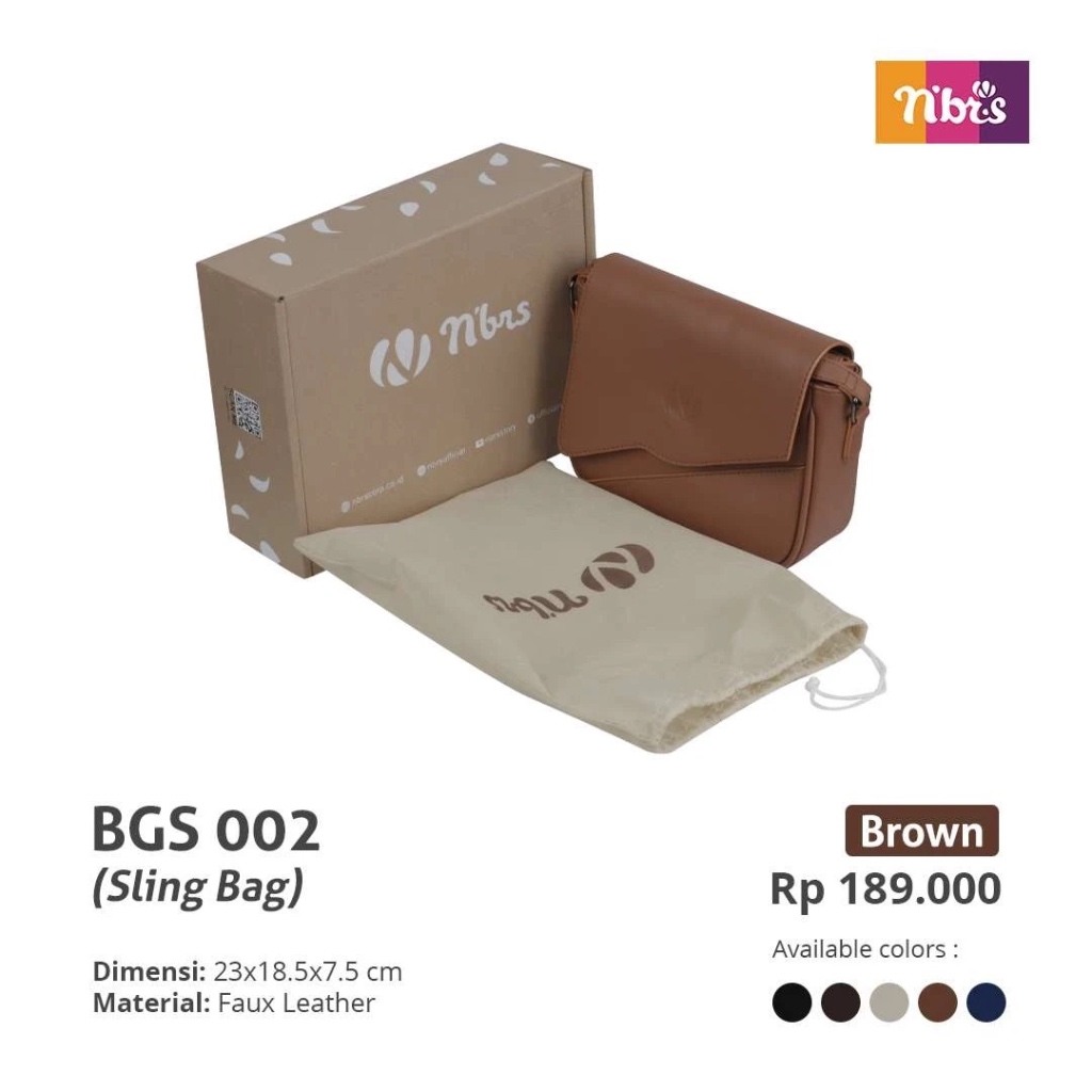 TAS NIBRAS BGS 002 ORI TERBARU
