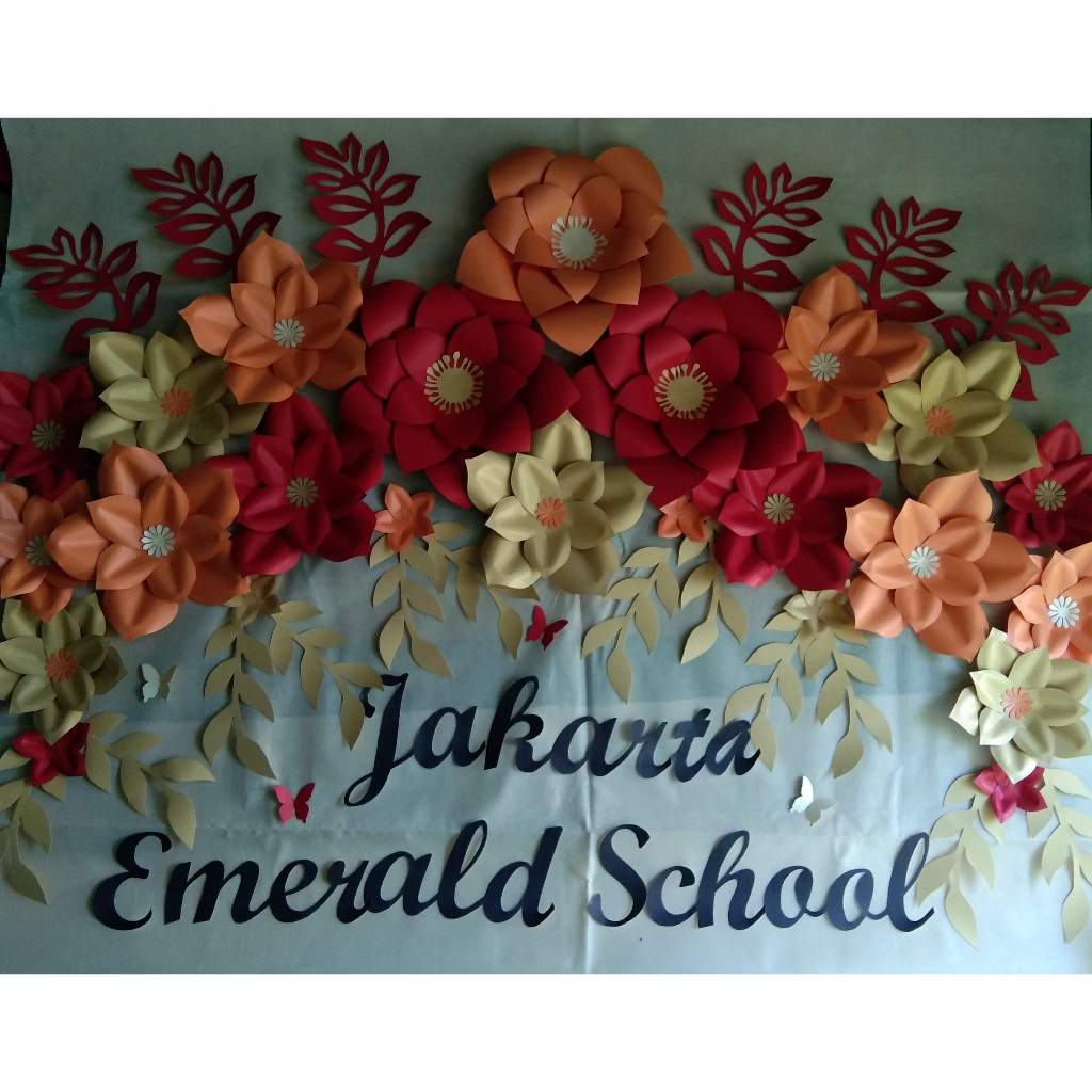 Ready Paper Flower Lamaran Tunangan Engagement Bunga Kertas Backdrop Acara