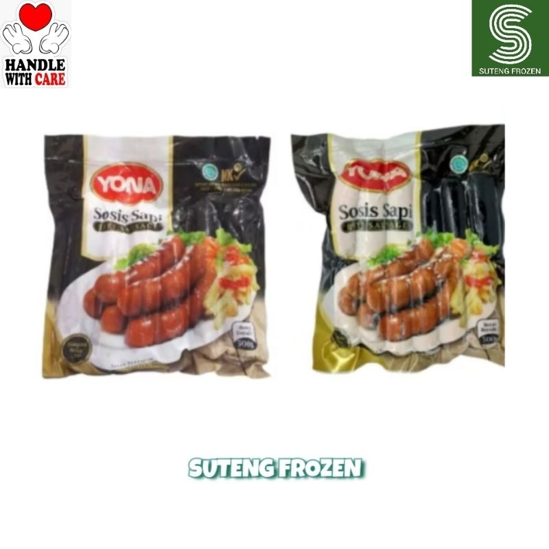 

Yona Sosis Bakar Isi 6 & Mini isi 12 pcs 500 gram