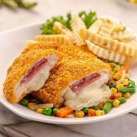 

Chicken Cordon Bleu Premium isi 4 & 8 pcs