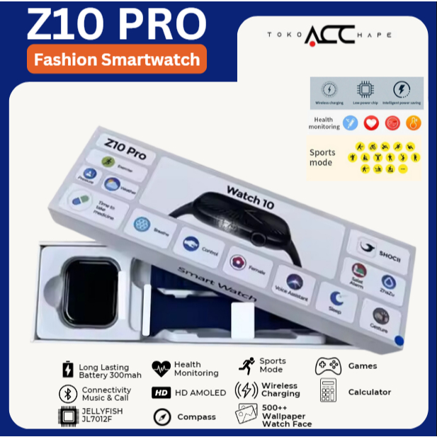 SMARTWATCH Z10 PRO (46mm)  AMOLED Support  Android & iOS