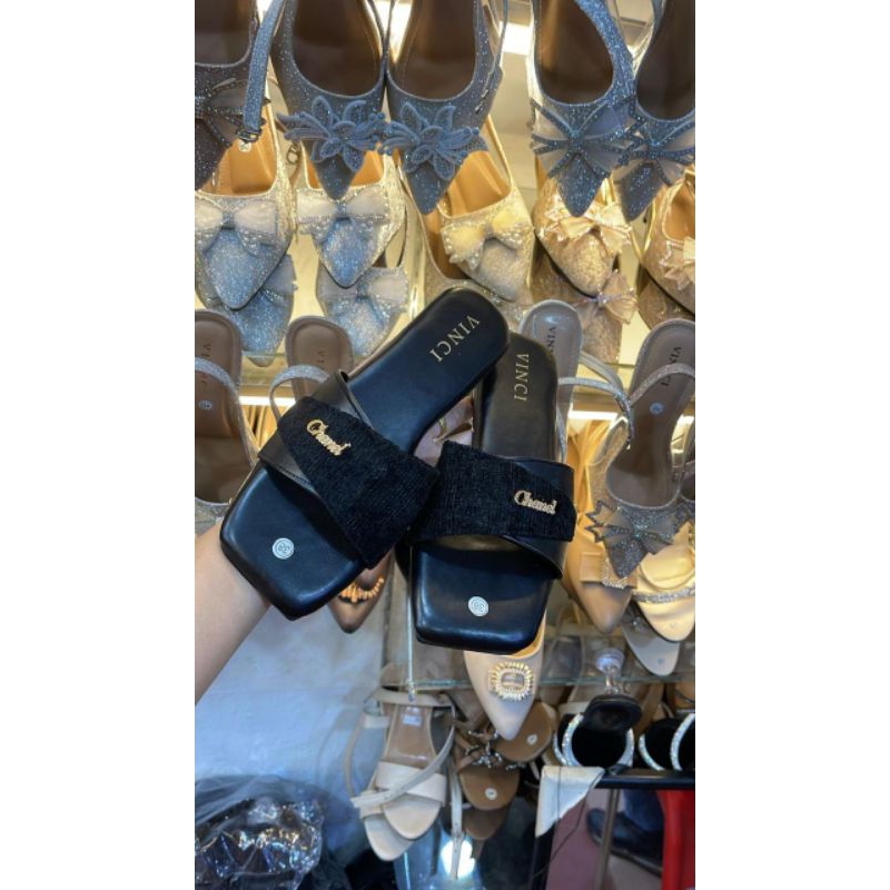Sandal VINCCI dengan Strap "Chanel" Terbaru