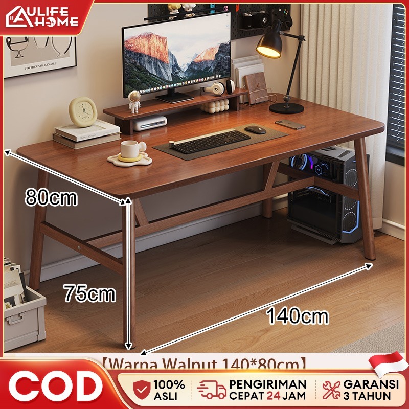 Meja Gaming Meja Komputer Meja Belajar Minimalis Meja Kerja Kayu Meja Kantor 120X80cm