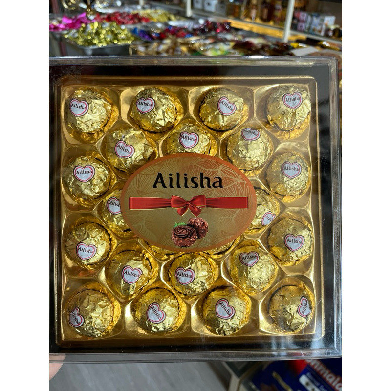 

Coklat Ailisha isi 24pcs