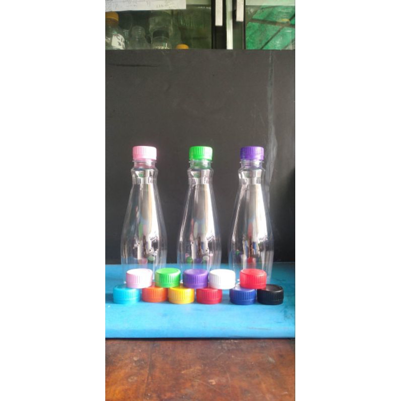 BOTOL PLASTIK 350ML/BOTOL BOWLING 350ML LONG NECK DAN SHORT NECK/BOTOL PET 350ML/BOTOL PUDOT 350ML