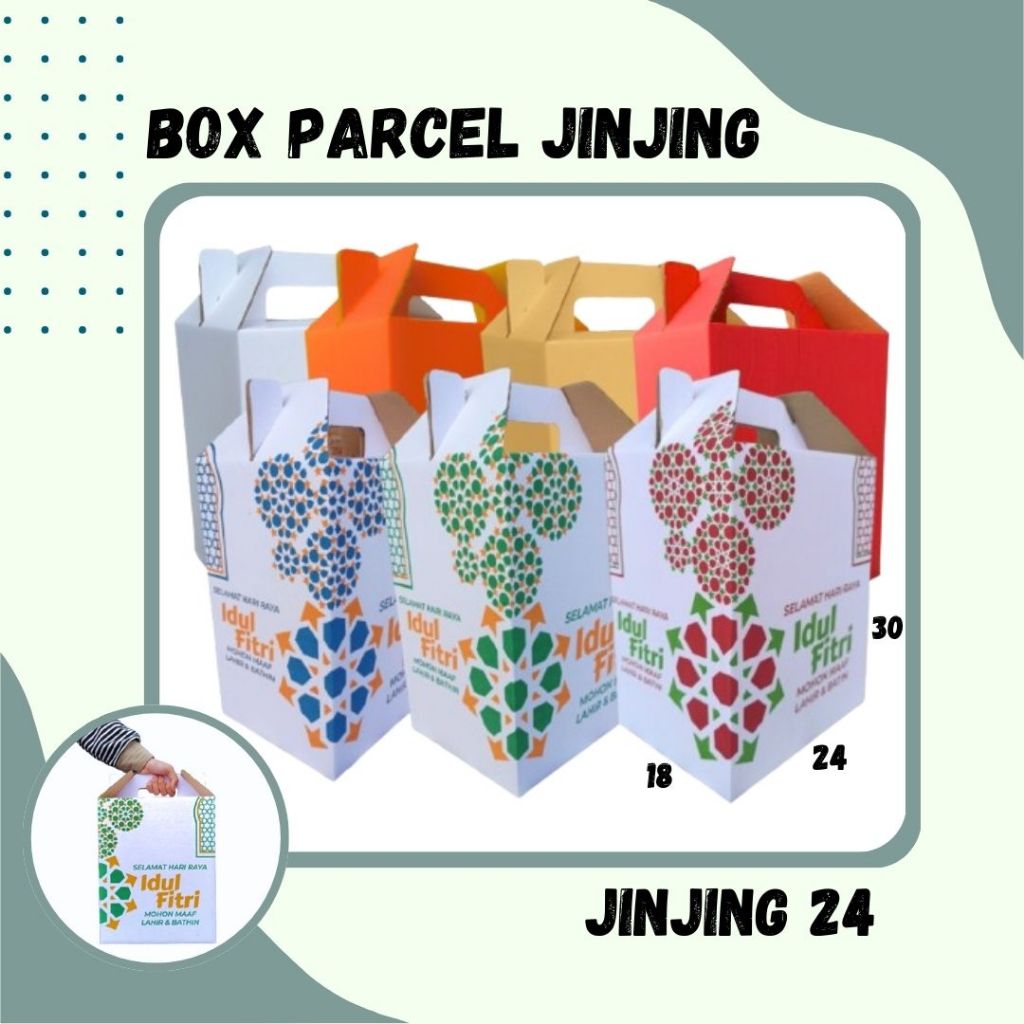 

Kardus Jinjing 24x18x30 Gable Box Ied Mubarok Dus Idul Fitri Lebaran Hampers Kotak Kemasan Karton