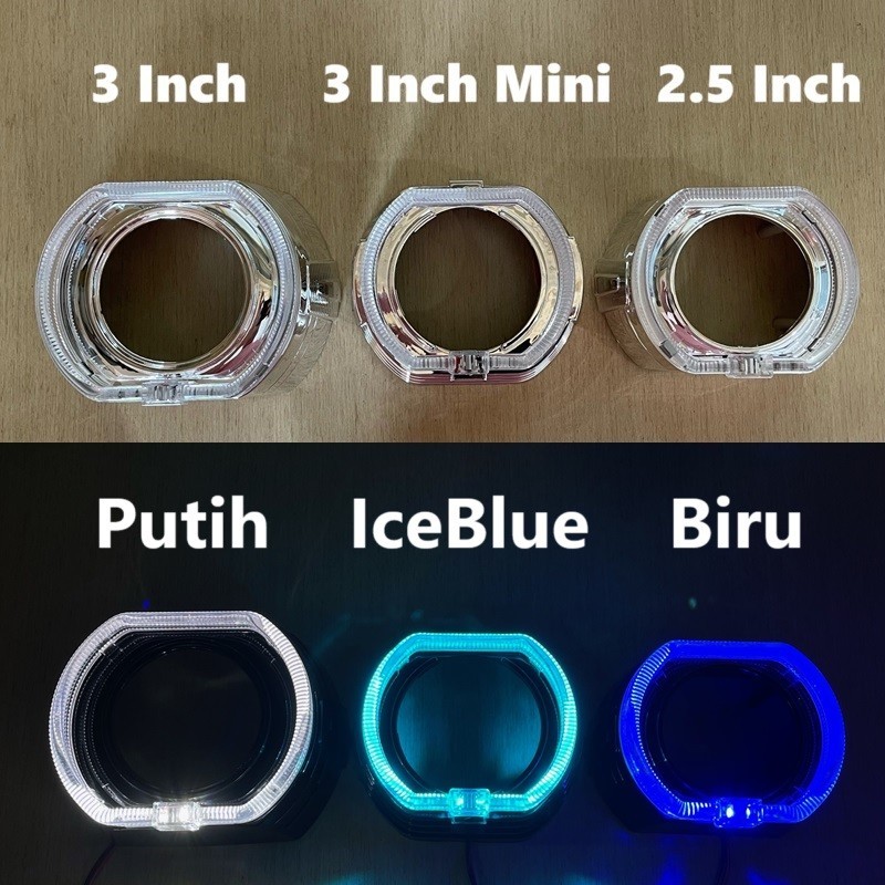 Shroud Projector BiLED BMW FULL Projie 3 Inch Mini Mobil Motor