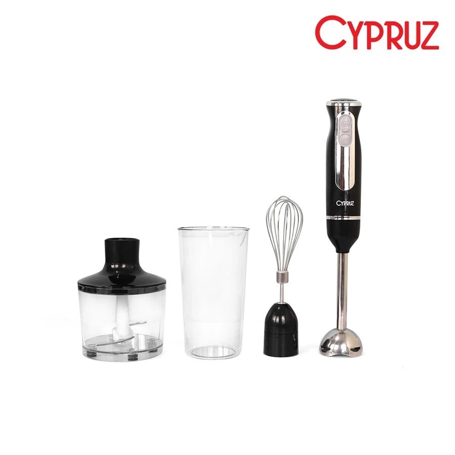 CYPRUZ BR-0355 Hand Blender - Chopper Hand Blender Set 3 in 1