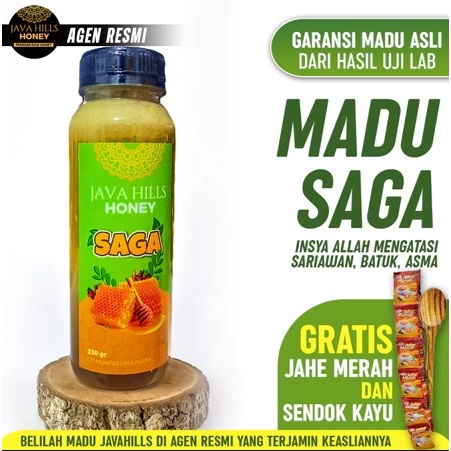 

Madu Saga (Demam, batuk, sariawan, asma) Java Hills Honey Premium