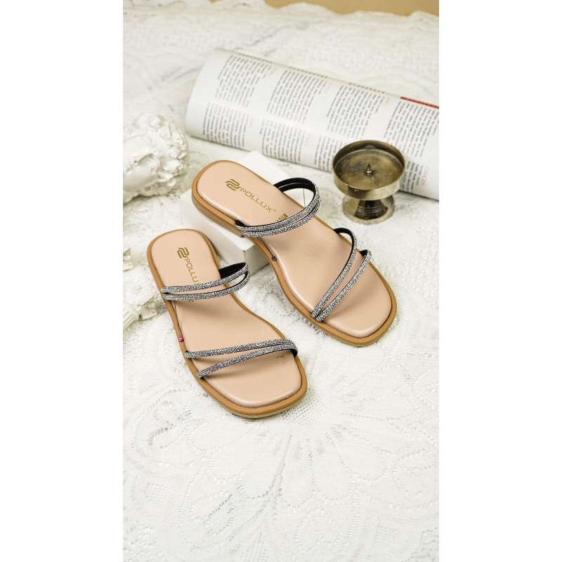 SANDAL FLAT WANITA POLLUX/SANDAL KULIT POLLUX MY01