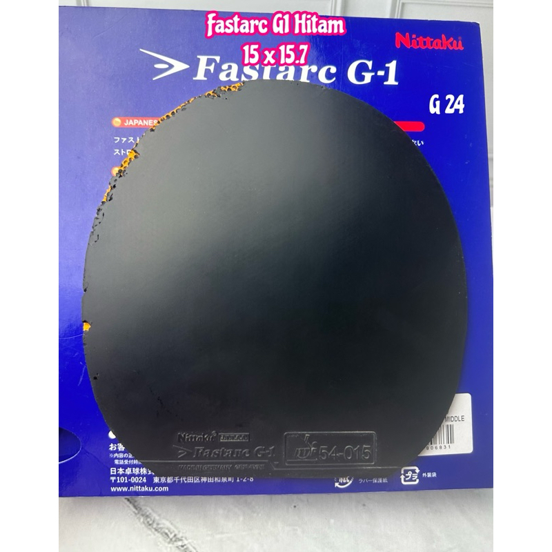 SECOND KARET TENIS MEJA PINGPONG FASTARC G1 HITAM ORIGINAL