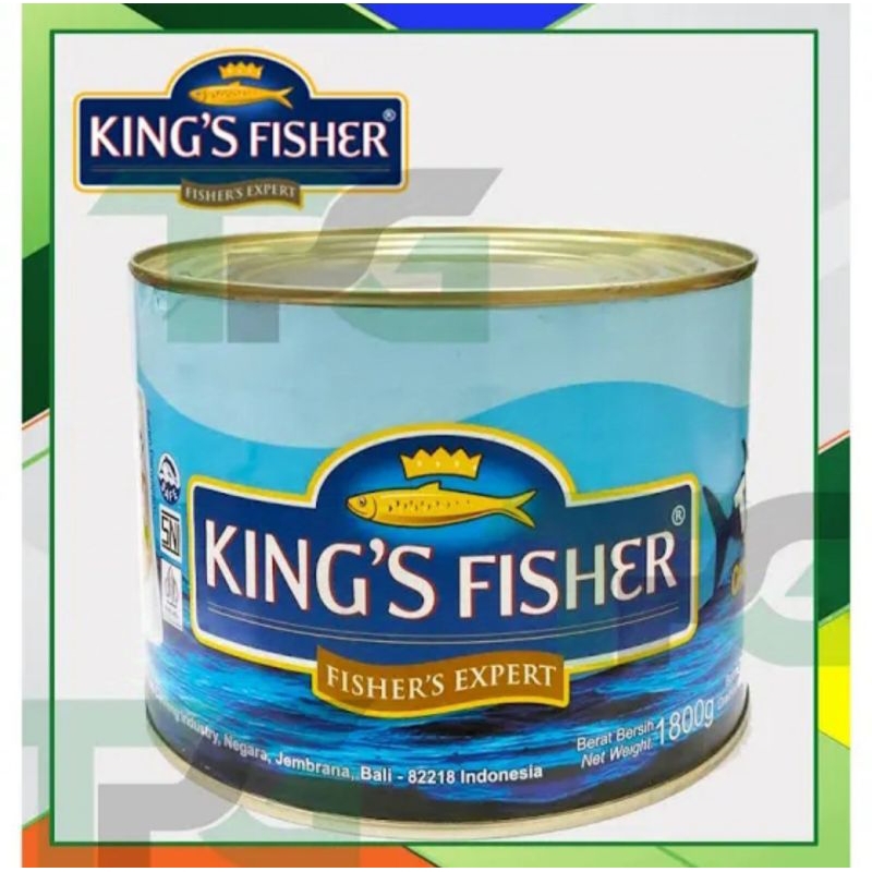 

King'S Fisher Tuna Larutan Garam 1800 Gr / Tuna Chunk in Brine 1,8 kg