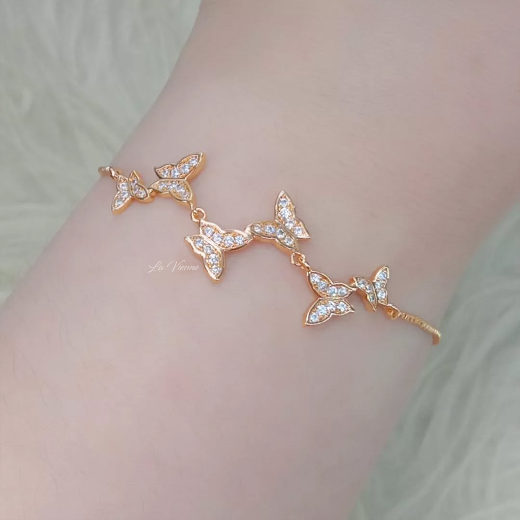 La Vienne - Kupu Almere - Aksesoris Perhiasan Gelang Serut Titanium Wanita  - Perhiasan Titanium Ant