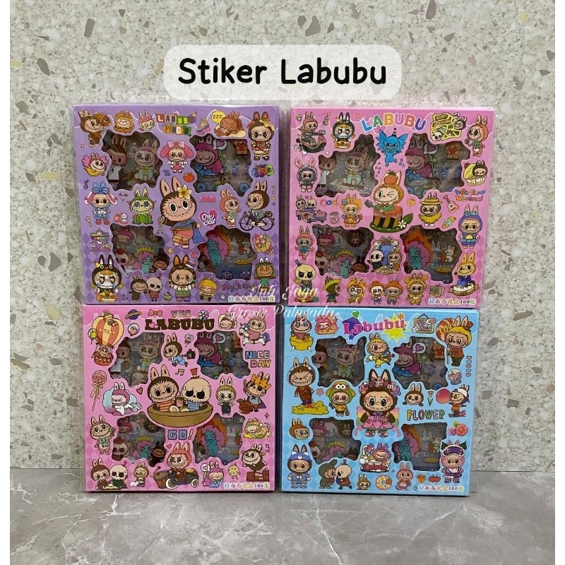 

Stiker Karakter LABUBU per BOX