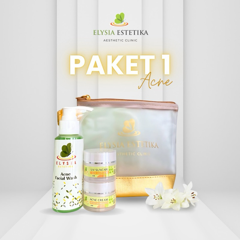 Paket 1 acne elysia / skincare kulit berjerawat