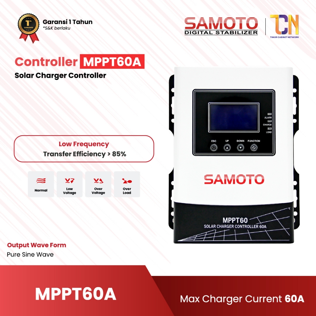 SAMOTO SOLAR CHARGER CONTROLLER MPPT 60A /SAMOTO / TENAGA SURYA / SOLAR PANEL