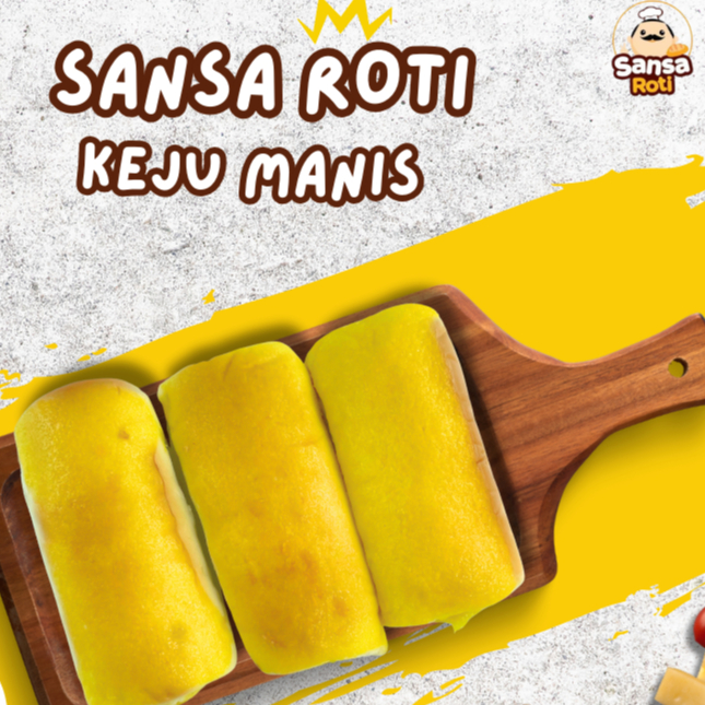 

RB Rasa Keju Manis isi 15 Pcs FREE 3 Pcs Roti Manis Rasa Keju Sweet CheeseRoti LembutEmpuk 1 Dus