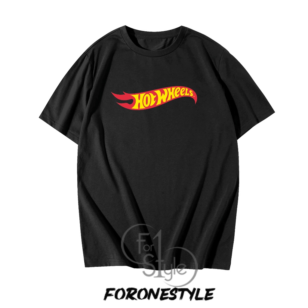 TSHIRT KAOS HOT WHEELS - KAOS HOT WHEEL - BAJU MOTIF HOT WHEELS