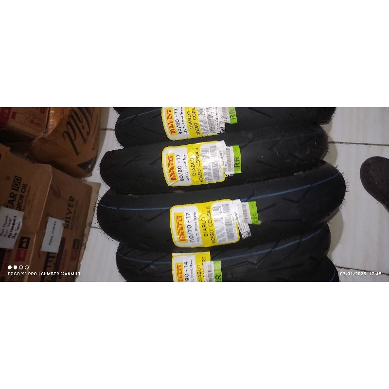 PIRELLI DIABLO ROSSO SPORT ANGEL SCOOTER CORSA 2 II RING 13 14 15 17 80/80 80/90 90/90 100/80 110/70