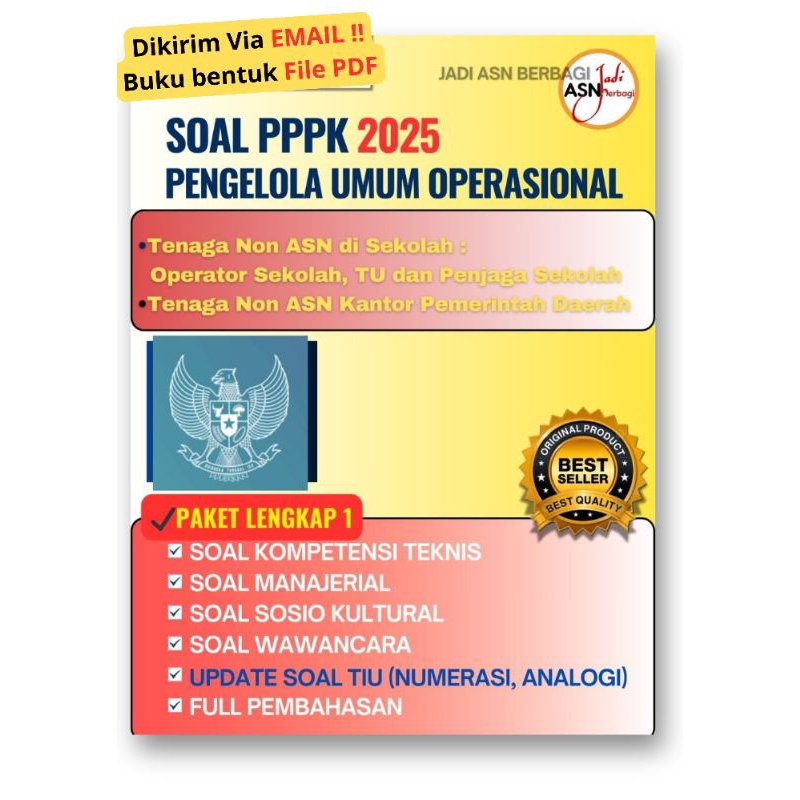 Soal pppk pengelola umum operasional Paket Lengkap 1