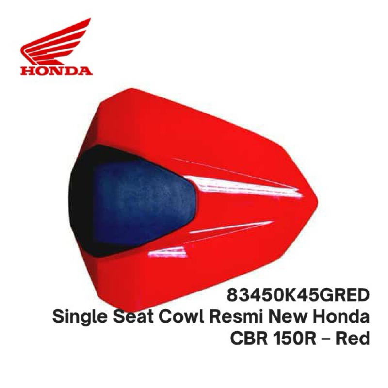 83450K45GRED Single Seat Cowl Resmi New Honda CBR 150R – Red