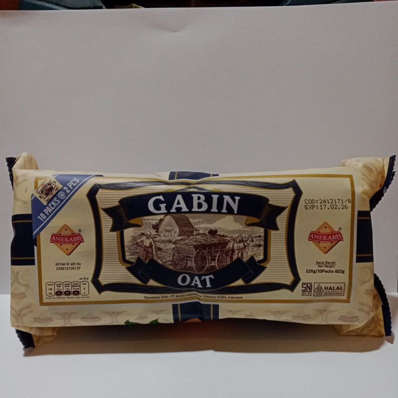 

GABIN OAT BATIK ISI 10 PAK 220 GRAM