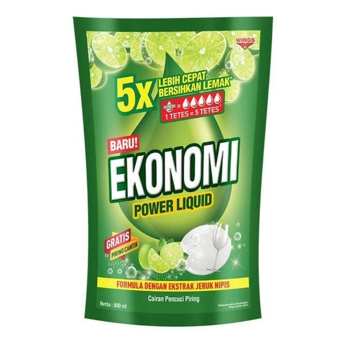sabun cuci piring ekonomi lime pouch 650