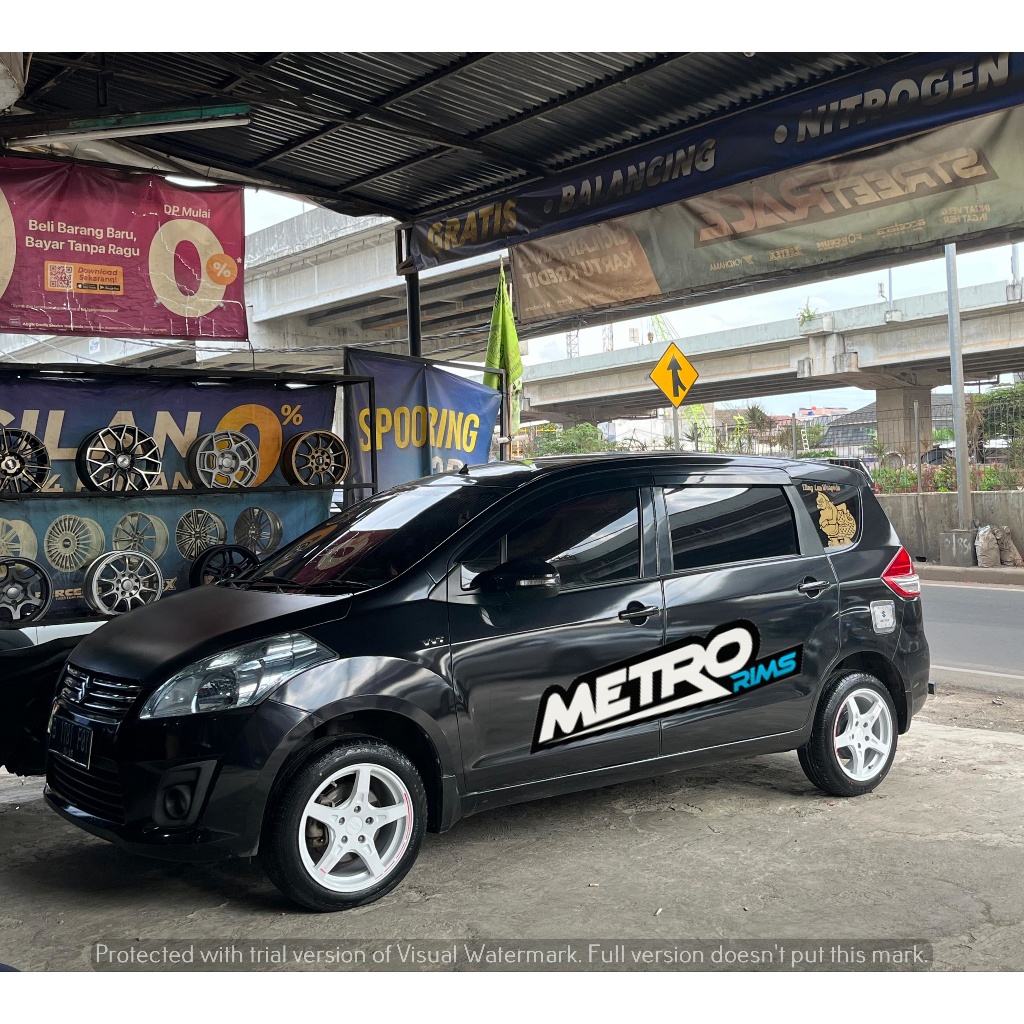 PAKET VELG PLUS BAN MOBIL ERTIGA USE VELG HSR PENTE R16 PLUS BAN ACCELERA PHI 195 55 R16