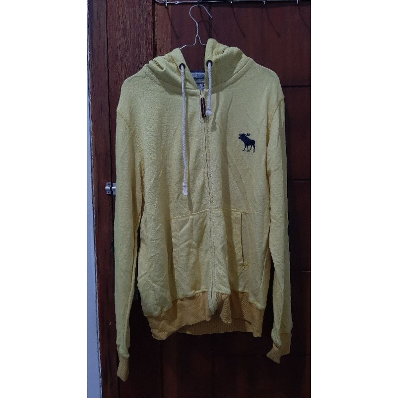 Zipper Hoodie Abercrombie & Fitch Pria/ Wanita Preloved