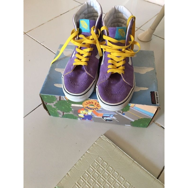 Preloved Vans X The Simpsons Sk8-Hi Lisa for Prez