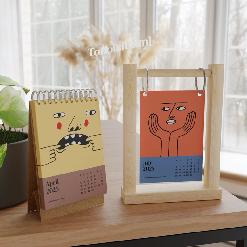 

Kalender Meja A5 - Face Mood